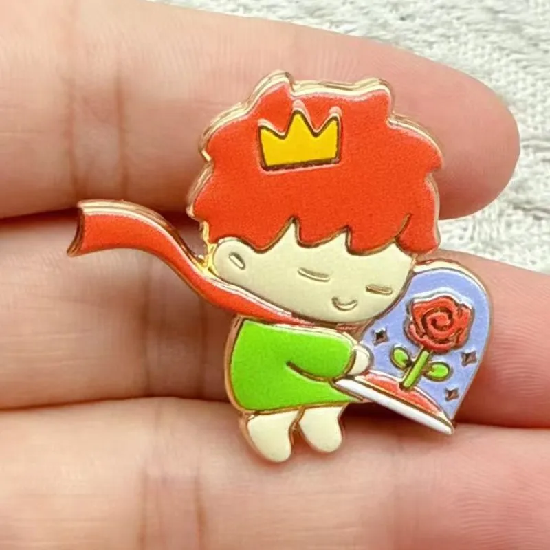 4pcs Comic Novel Movies Games Anime Lapel Pins Backpack Jeans Enamel Brooch Badges Women Fashion Jewelry Gifts