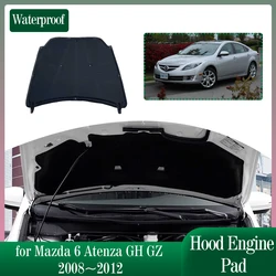 Car Hood Engine Insulation for Mazda 6 Mazda6 Atenza GH GZ 2008~2012 2009 Soundproof Heat Cotton Liner Cover Pad Mat Accessories