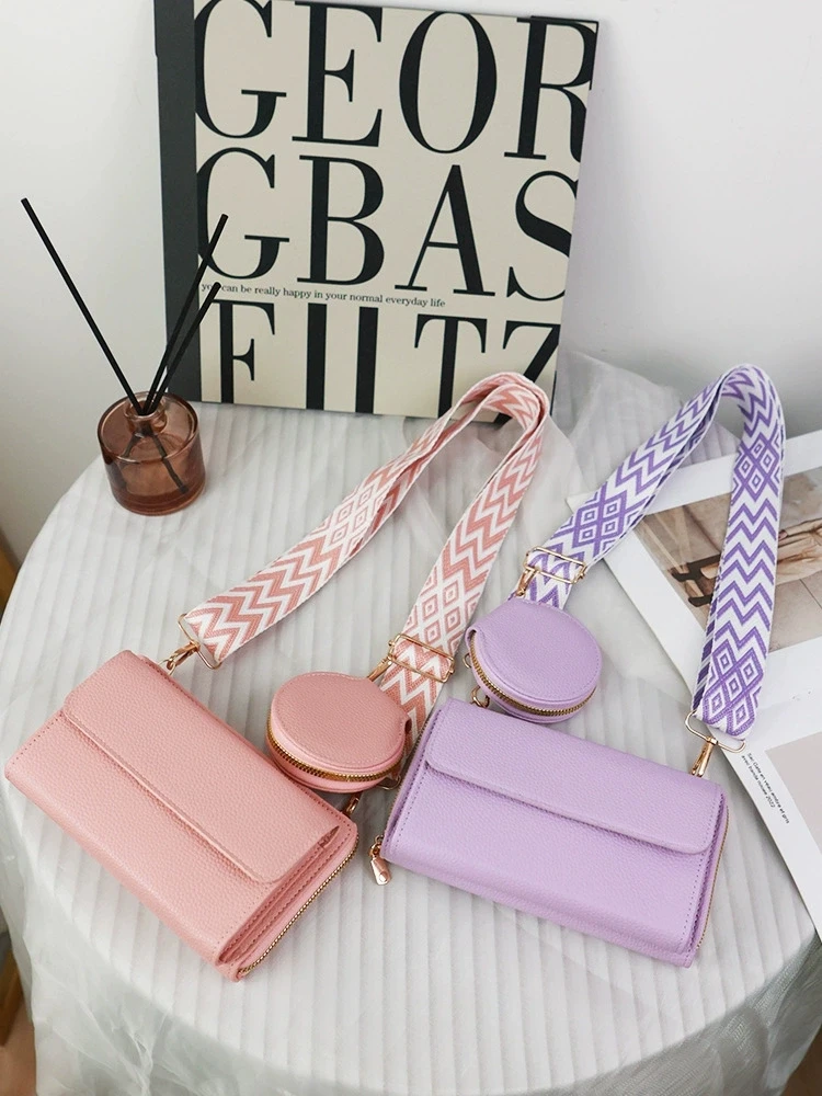 Fashionable new phone bag multifunctional large capacity mother and child bag simple women's shoulder crossbody bag