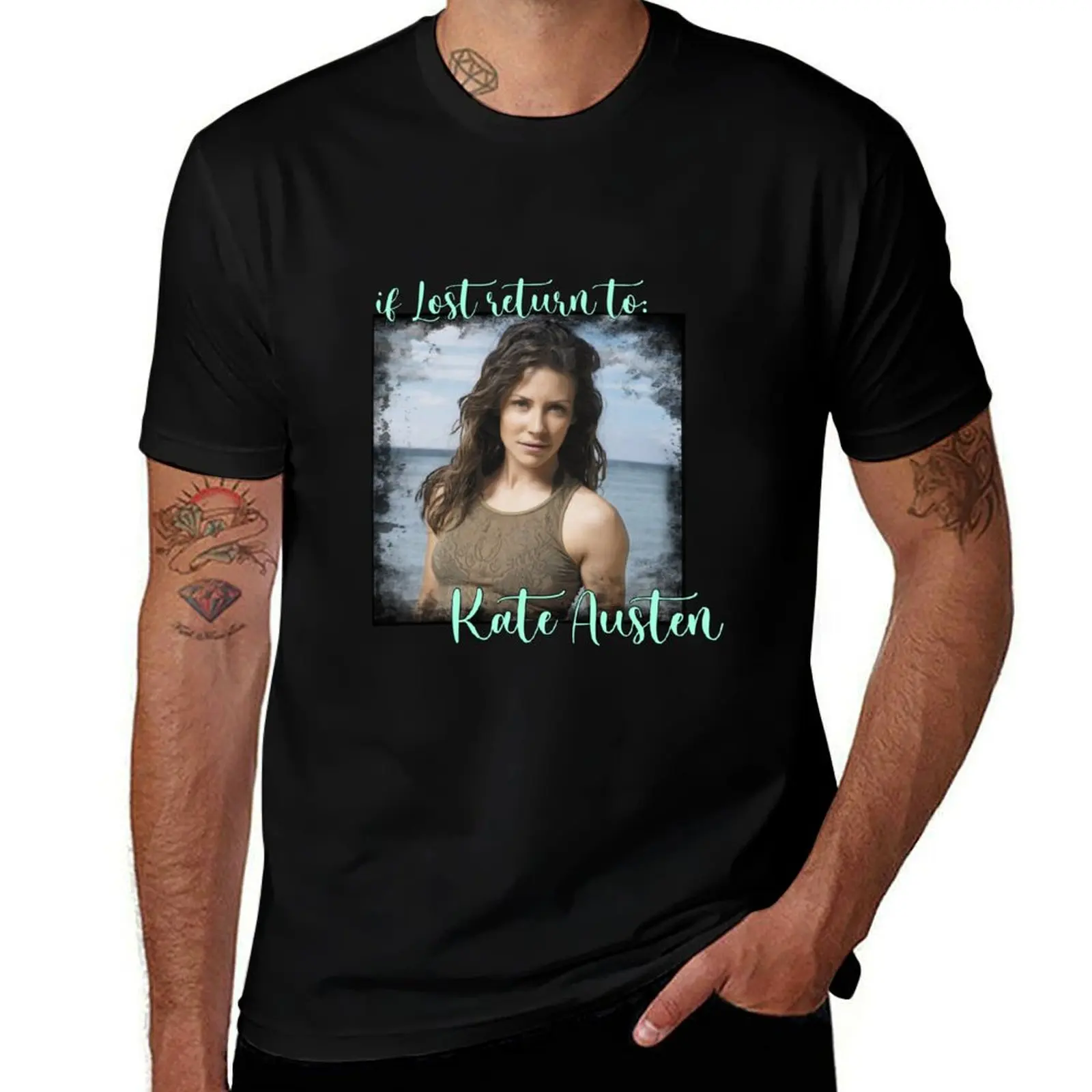 

Please return to Kate Austen T-Shirt t shirts for man graphic tees man t shirts for men casual T-Shirt