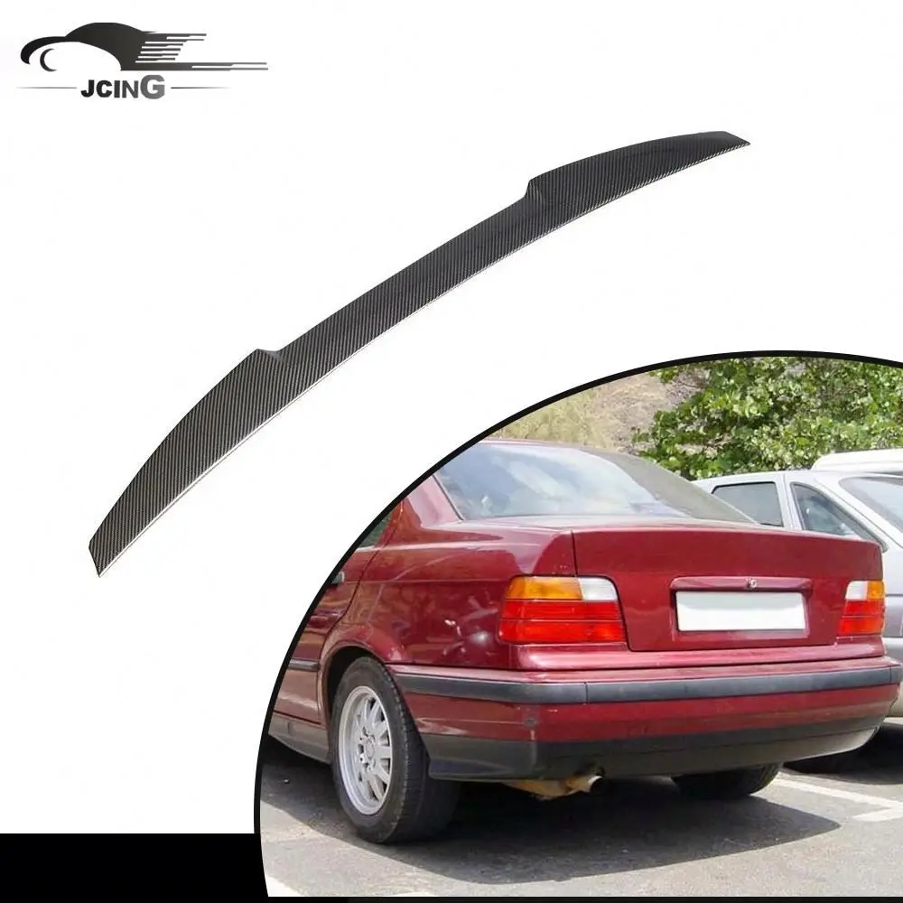 

Suitable for BMW 3 Series E36 318I 320I 325I 91-98 sedan M4 type carbon fiber rear trunk spoiler wing