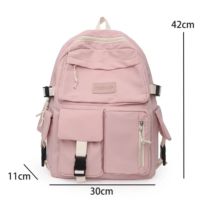 2024 New Fashion Large Capacity Junior High School Student Backpack Lightweight And Minimalist Travel Bag Canvas Backpack