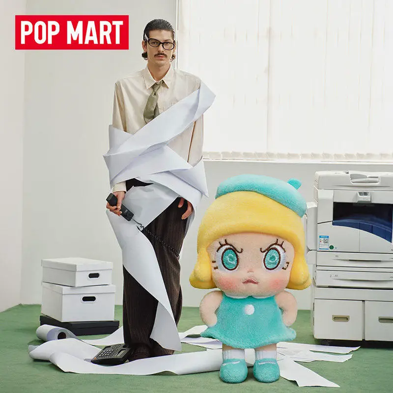 

Genuine POPMART Angry Molly Series Plush Pendant Blind Box Mistery Box Anime Figure Kawaii Toys for Girls Collection Gifts