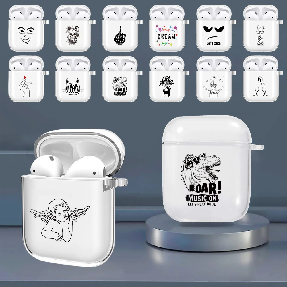 

Защитный чехол для Apple Airpods, Беспроводная Bluetooth-гарнитура, силиконовые чехлы для наушников Apple AirPods 1/2