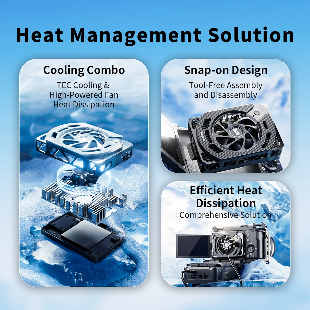 Imagem -02 - Sistema de Refrigeração Smallrig para Sony Zv-e1 Zv-e10 Zv1 Zv-1f a iv a 7s Iii a 7c a 7c ii a 7cr a 6700 Fx3 Fx30