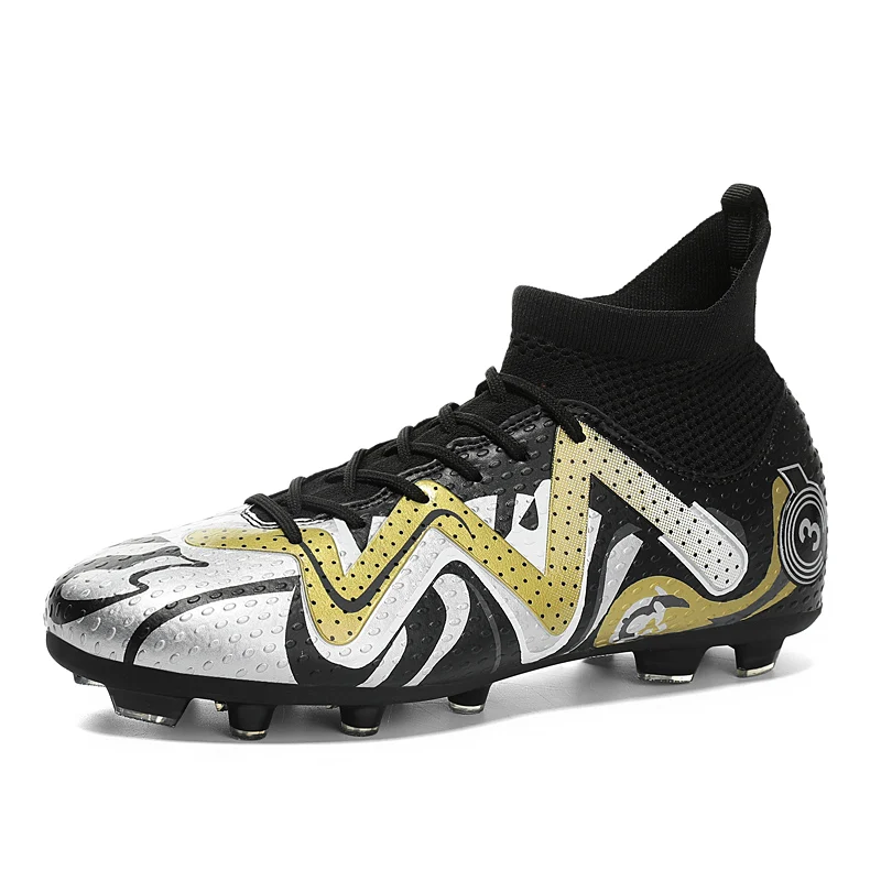Men's Football Boots Children's Soccer Shoes Professional Kids Training Cleats Outdoor Field Boots High Quality Sport Shoes 2023