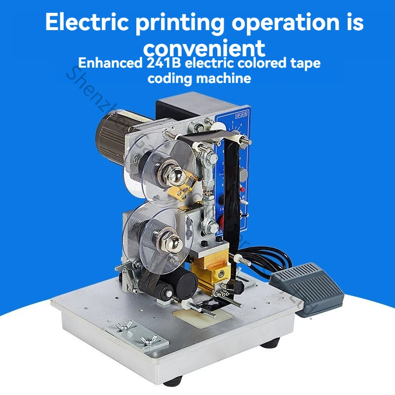 Enhanced 241B Electric Coding Machine, Automatic Coding Machine Color Ribbon Electric Color Ribbon Coding