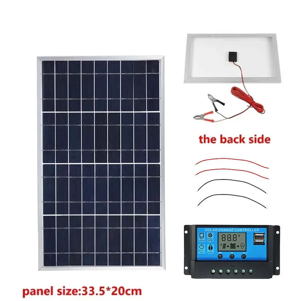 야외 전원 은행, 관개 모니터에 적합한 10W 태양 전지 패널 335x200mm 태양 광 패널 12V/18V 출력