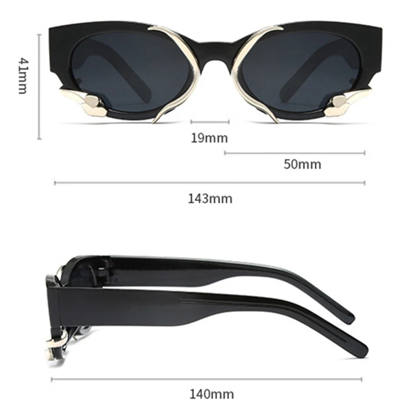 New Vintage Oval Sunglasses Women Brand Designer Sun Glasses Women/Men Cat Eye Retro Fashion Eyewear UV400 Gafas De Sol image 5