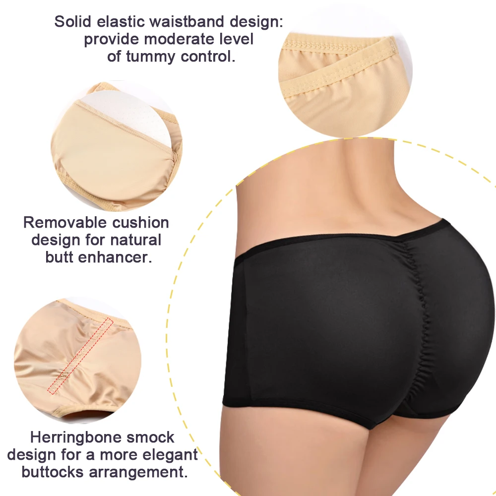 SEXYWG Hip Enhancer Panties Butt Lifter for Women Push Up Underwear Booty Shaper Ladies