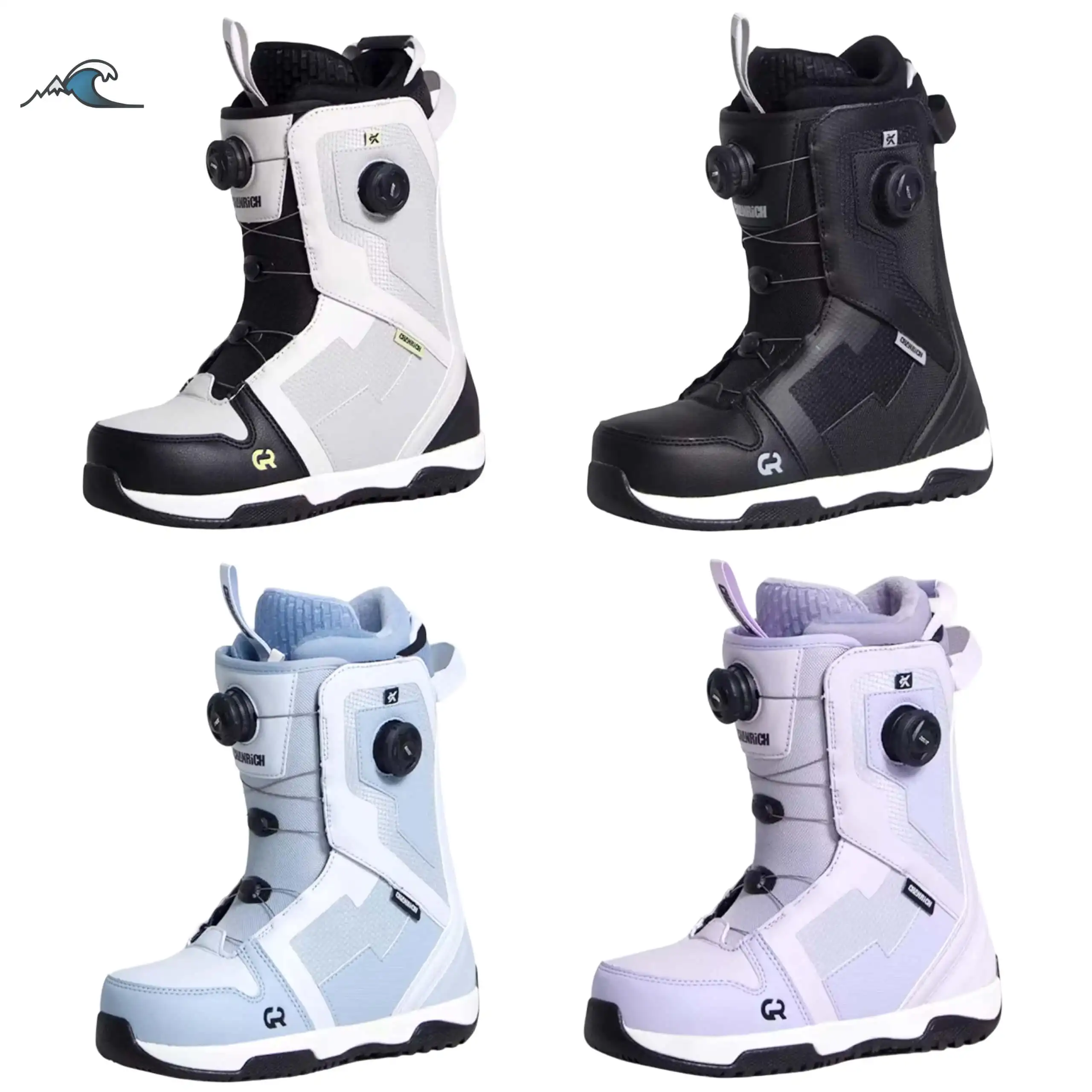Freestyle Snowboard Boots Waterproof Windproof Cold Resistant Breathable Lightweight for System Winter All Seasons
