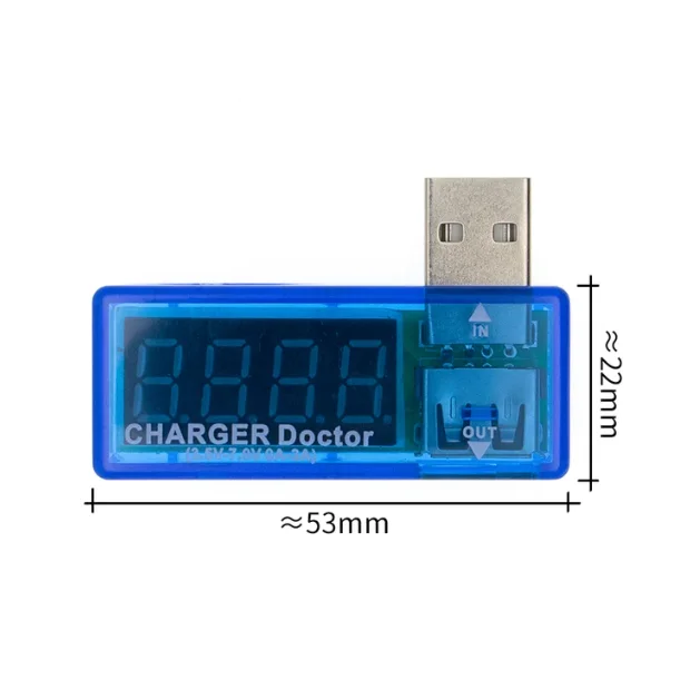 USB charging current and voltage detector USB current and voltage tester mobile power detector