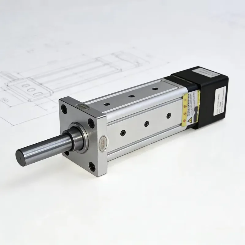 Compact Linear Actuator 5000N Thrust Ball Screw Servo Electric Cylinder Aluminum Alloy Motor Bearing IP65 Wide Temperature