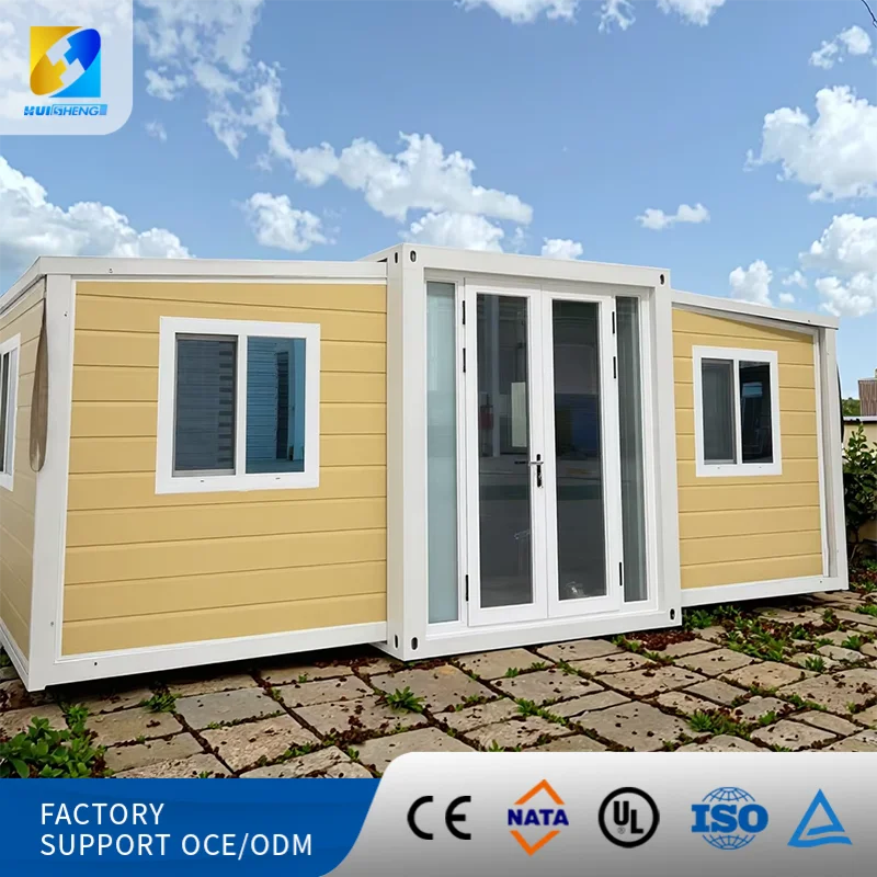 Customized Expandable Container House Modern Living Minimal Setup Time Modular House Prefab Home Double-Sided Expandable Contain
