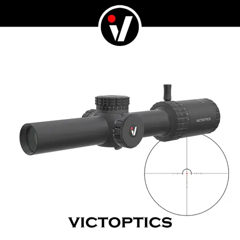 Victoptics 1-10X24 Sfp Fiber Lpvo Rifle Scope with Turret Lock 30Mm Tube Wide Field of View Hunting Riflescopes