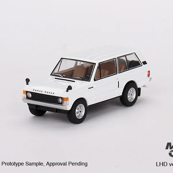 MINI GT 1/64 Land Rover Range Rover، نموذج سيارة ثابت محاكاة مصنوع من خليط معدني، مناسب للهدايا للأصدقاء وألعاب الأطفال.