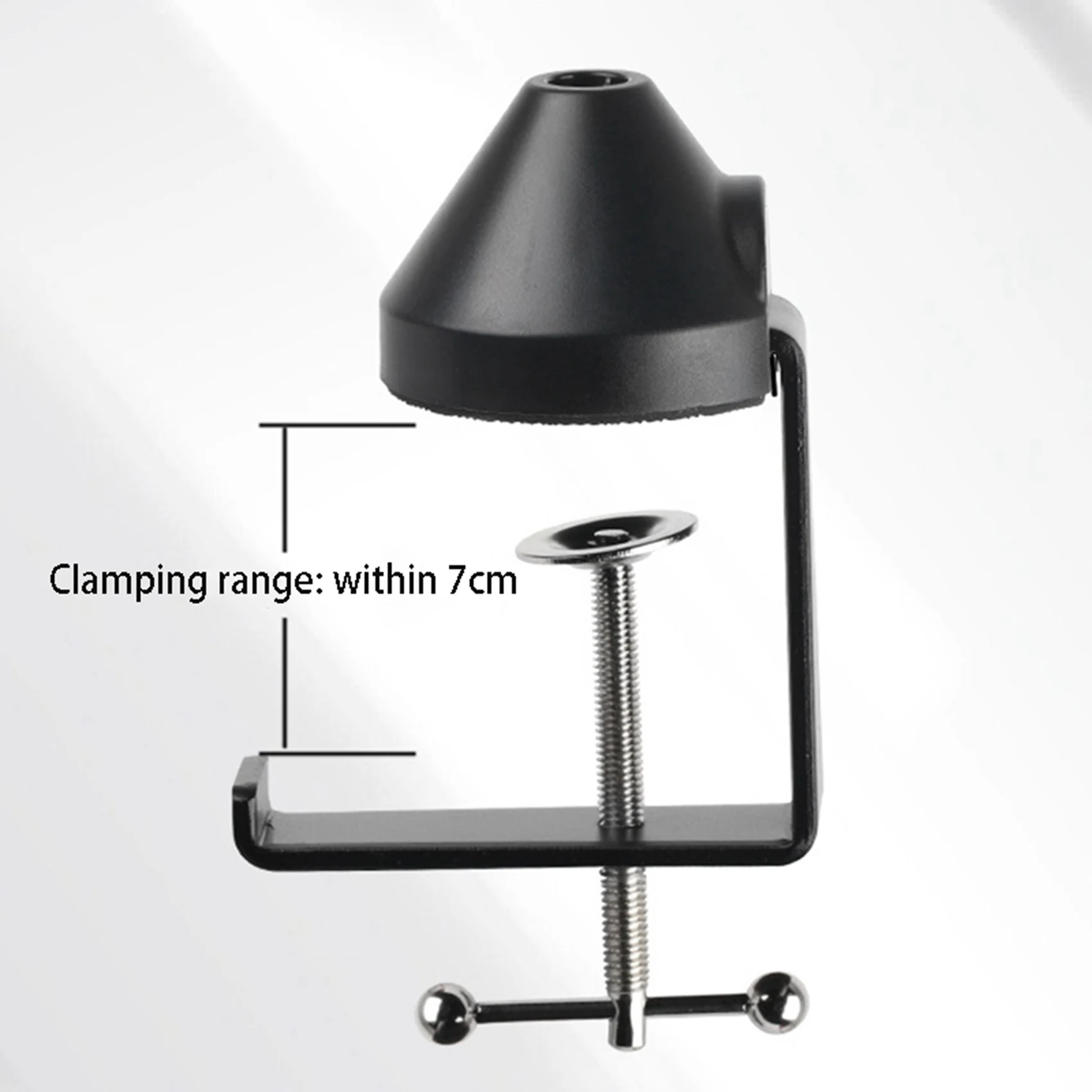Superior-2X Metal Table Mounting Clamp Cantilever Bracket Clamp For Microphone Suspension Boom Scissor Stand Holder