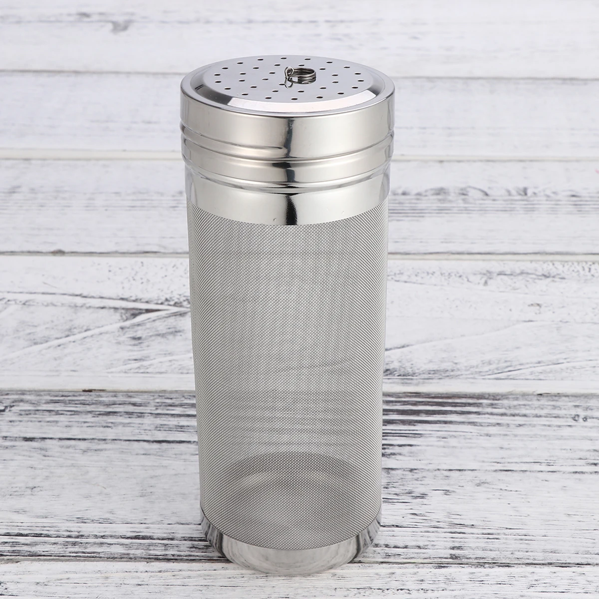 

Stainless Steel Beer Filter Cartridge 7x18cm Brewing Mesh Strainer for Kettle System Brewing Filtering Coffee