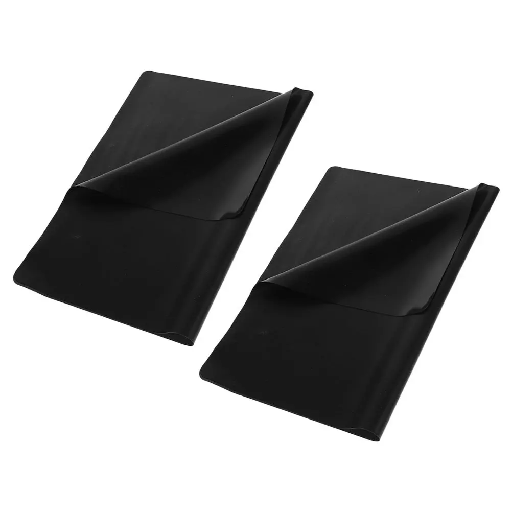 

4Pcs Reusable Silicone Placemats Anti-Slip Heat-Resistant Flexible Space-Saving for Home Restaurant Coffee Bar