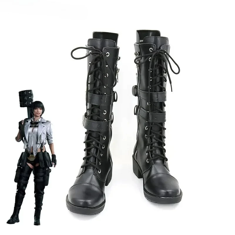 

Game Anime Cosplay Shoes Devil May Cry 5 Lady Boots Halloween Party Costume Accessories Custom Made