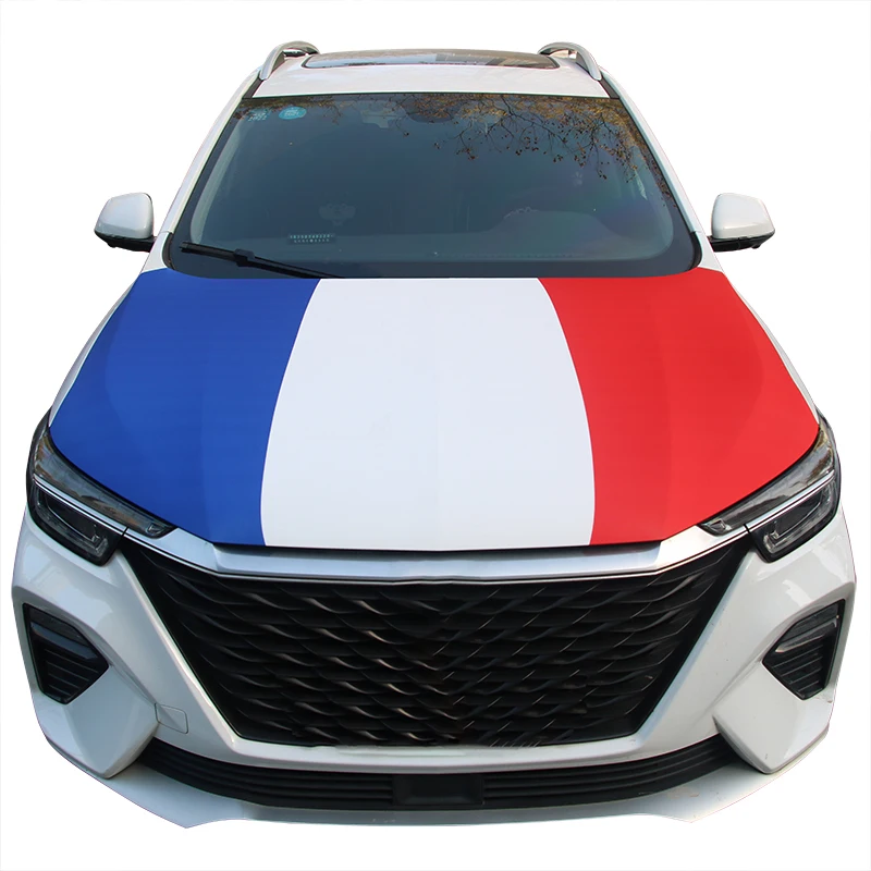 France Flag Car Engine Hood Cover National French Flag For Decoration