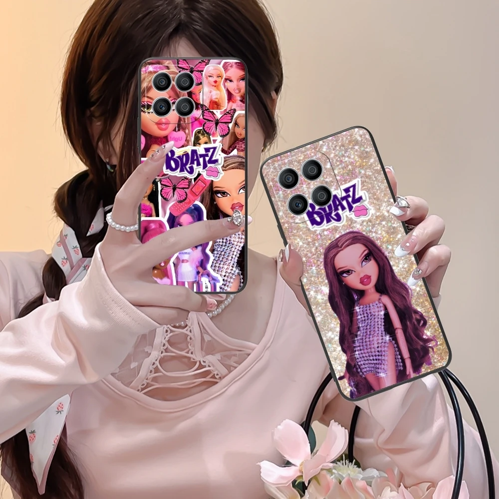 Painting B-Bratz Colour Mobile Cell Phone Case for Huawei Honor 90 80 70 60 50 30 20 10 9 8 7 Pro S SE Lite 5G Black Cover Shell