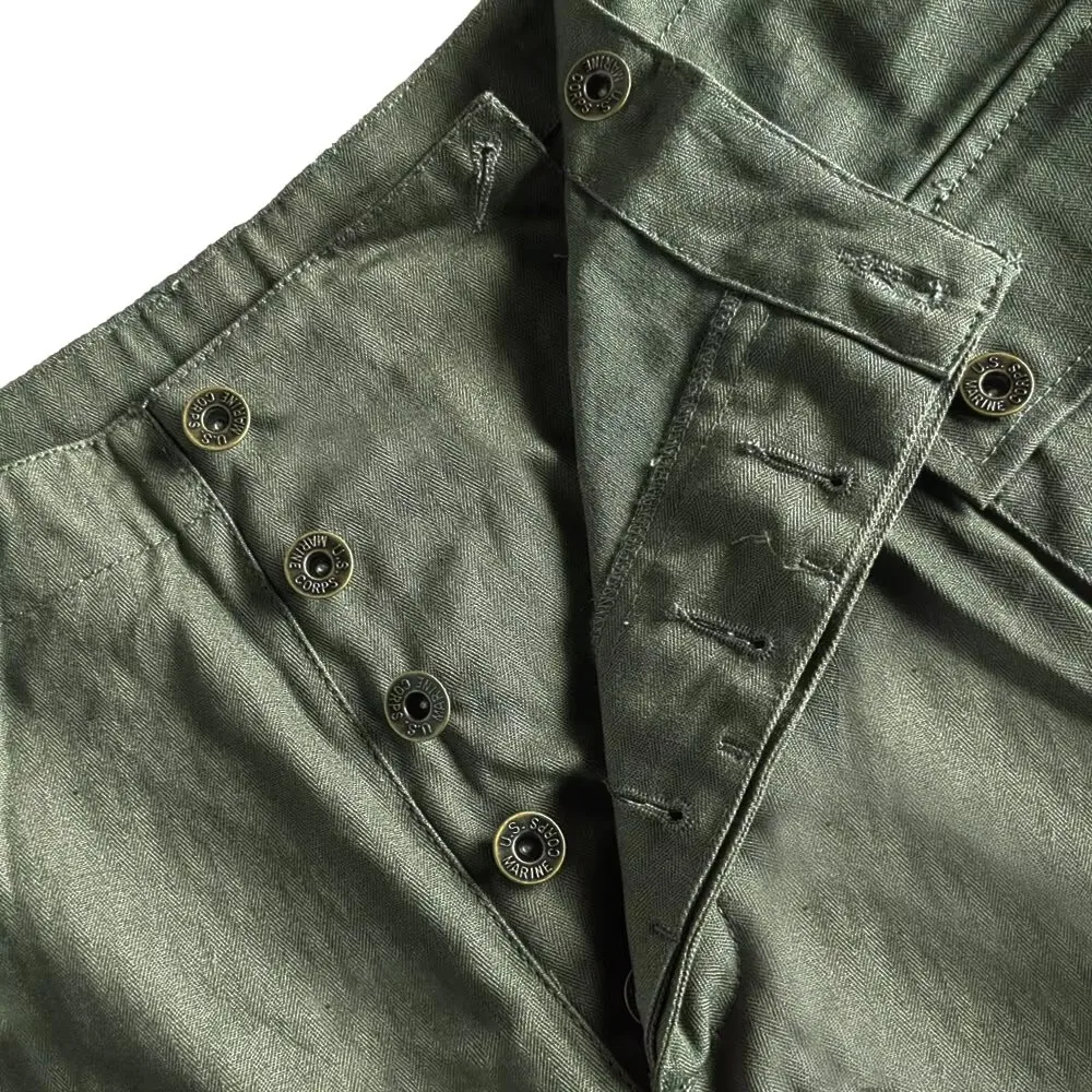 WW2 Vietnam war U.S. P44 short pants paratrooper uniform war reenactments view 4