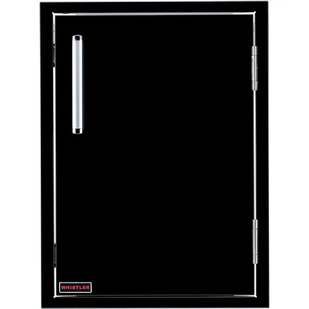 

Черный уличный кухонный остров для барбекю с одной входной дверцей, 16.5x22.5x3.2, нержавеющая сталь