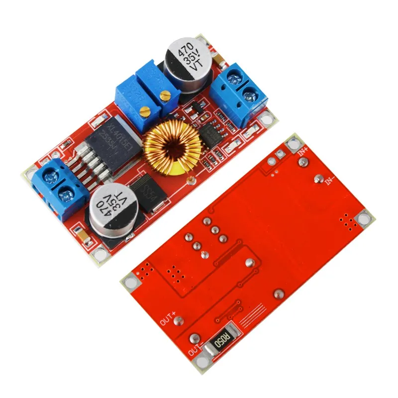 1-10PCS  5A DC-DC Adjustable Buck Converter XL4015 4 - 38V to 1.25 - 36V Step Down Power Supply Voltage Regulator Power Module
