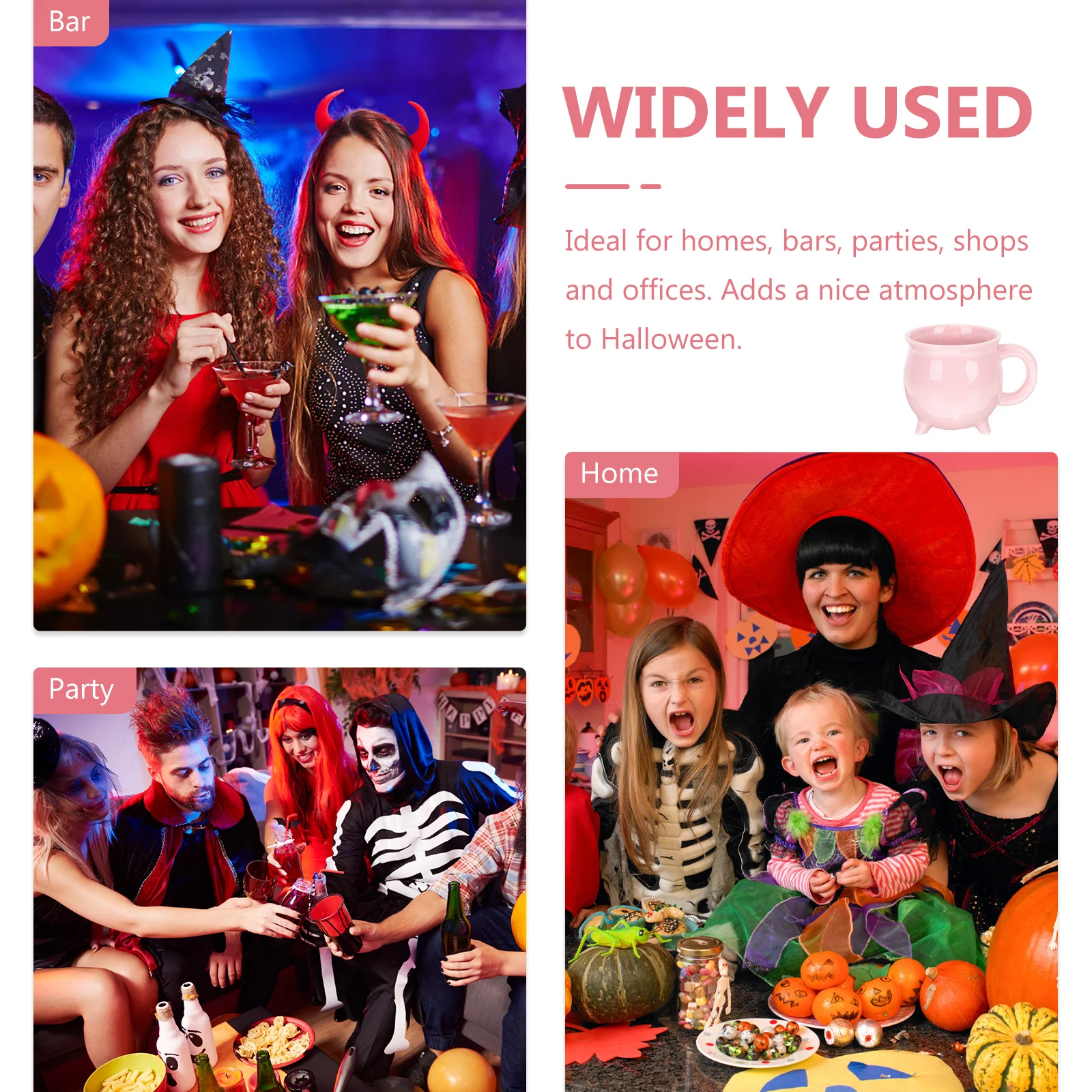 

3D Ceramic Mug Halloween Design Boiler Shaped Drinking Cup for Coffee Tea Milk Hot Chocolate Home Office Use Latte Mug