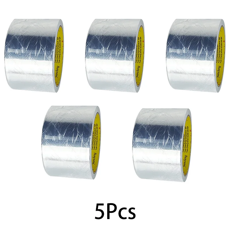 Hochtemperaturbeständiges Aluminiumfolienband Küchenrohr-Reparaturband Selbstklebende Dichtungsfolie Wärmeisolierung Leckdichtes Band