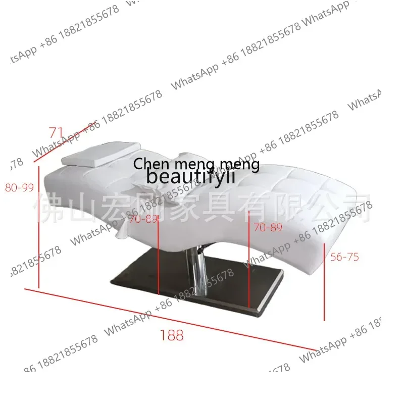Z189  Electric beauty bed Lifting beauty salon Gold base Massage bed, facial bed