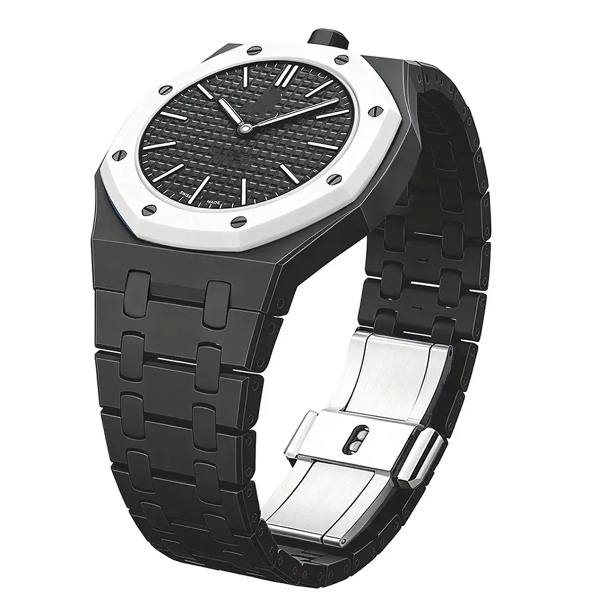 Ceramic Strap for AP Royal for Pocket Watch Changer to Wristwatch Band Modification Wirstband Bioceramic