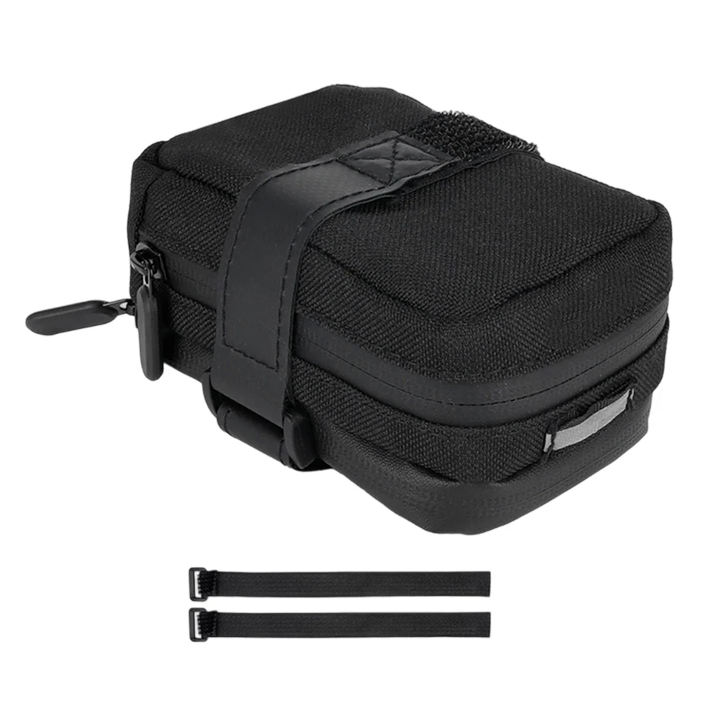 

Tail Bag With Strap Bike Saddle Bag 0.5L Storage Capacity Ample Storage Capacity Bow Ring Strap Double Fixation System