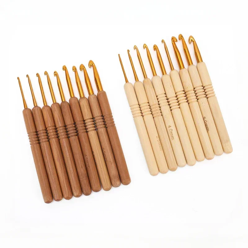 9Pcs Bamboo Handle … - image