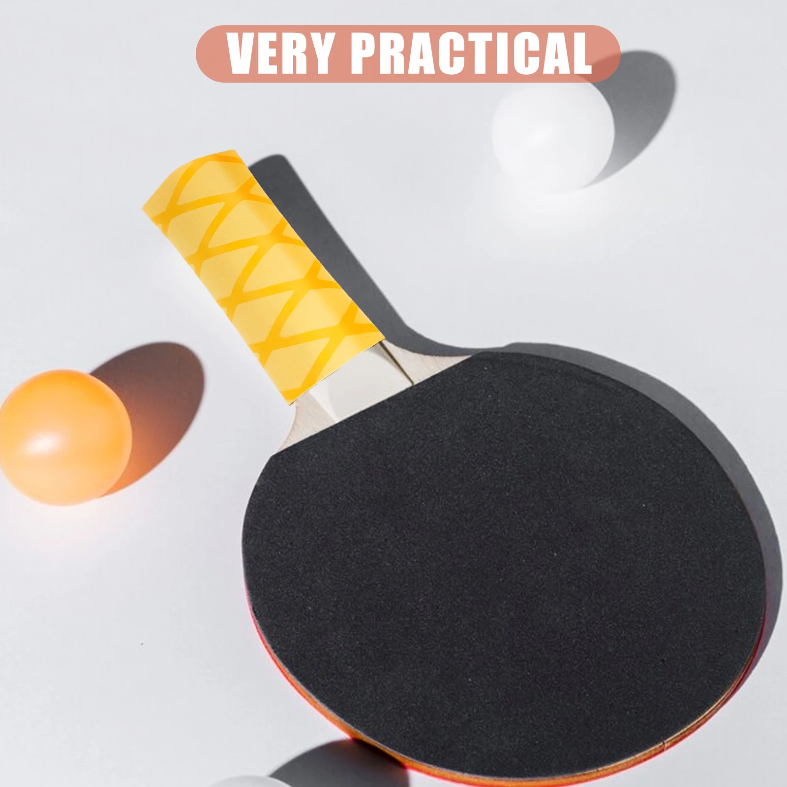 

Table Tennis Grip Sleeve Anti-Slip Elastic Sweat Absorbing Bat Handle Overgrip Replacement For Tennis Racket Non-Slip