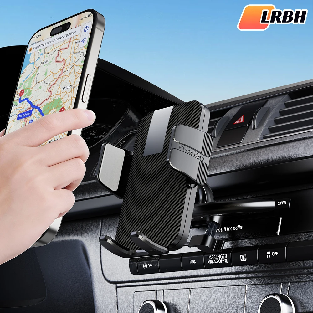 

Прочное крепление для телефона со слотом для компакт-дисков и дизайном управления одной рукой, совместимое со всеми мобильными смартфонами