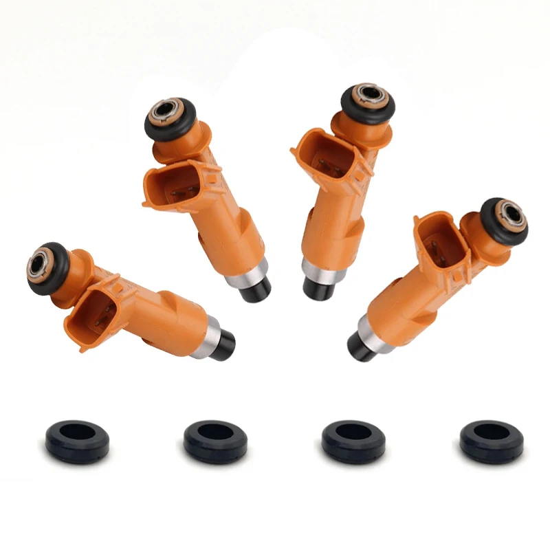 

PEIVSO 4Pcs Fuel Injector 23250-40020 23209-0H050 23250-0m010 Suitable for 2004-2011 Toyota Yaris Belta Aygo Dafa 1.0 L