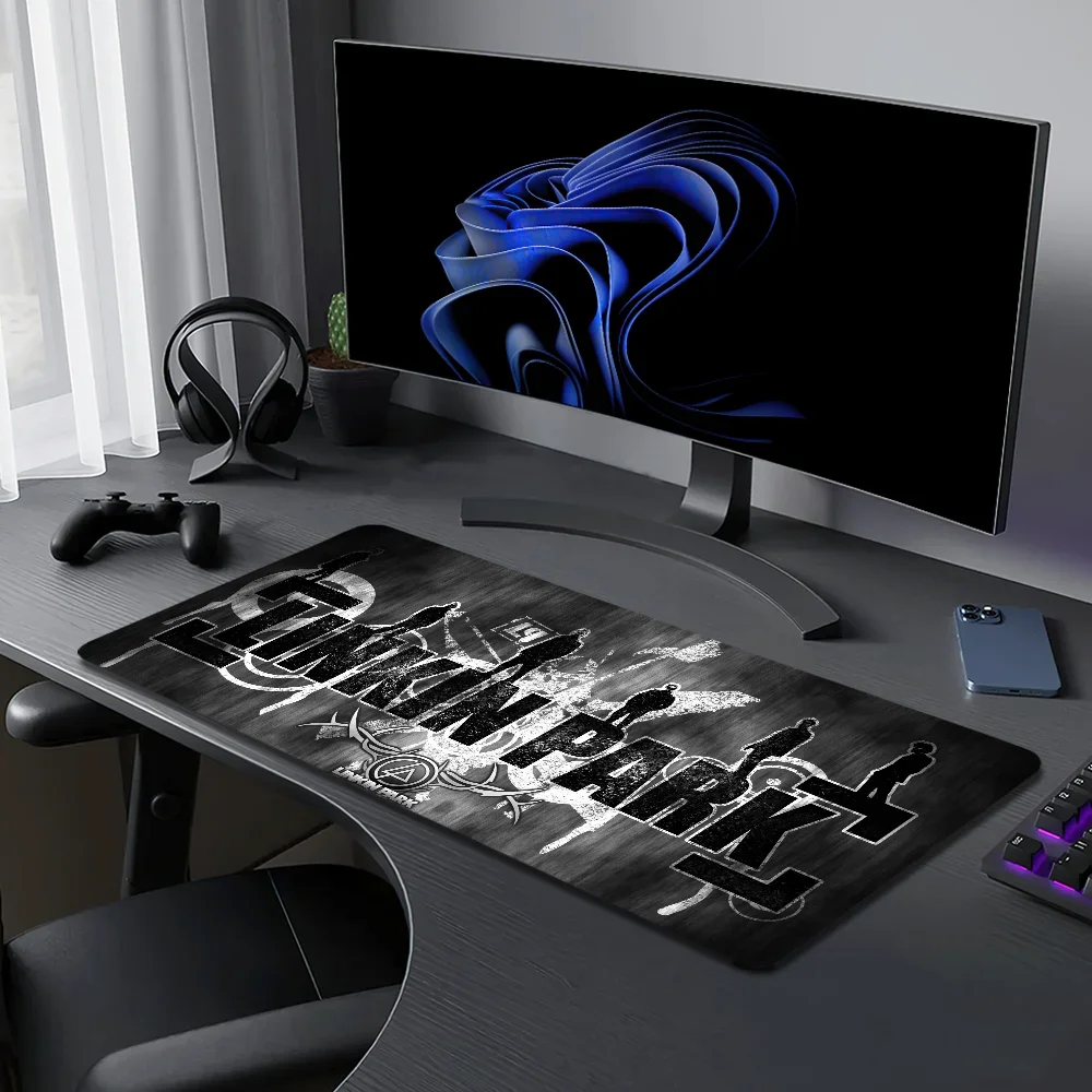 L-Linkin Hot Band Park لألعاب الكمبيوتر لوحة مفاتيح كبيرة مكتب كبير ماوس حصيرة وسادة مطاطية مضادة للانزلاق الفئران الكمبيوتر #2