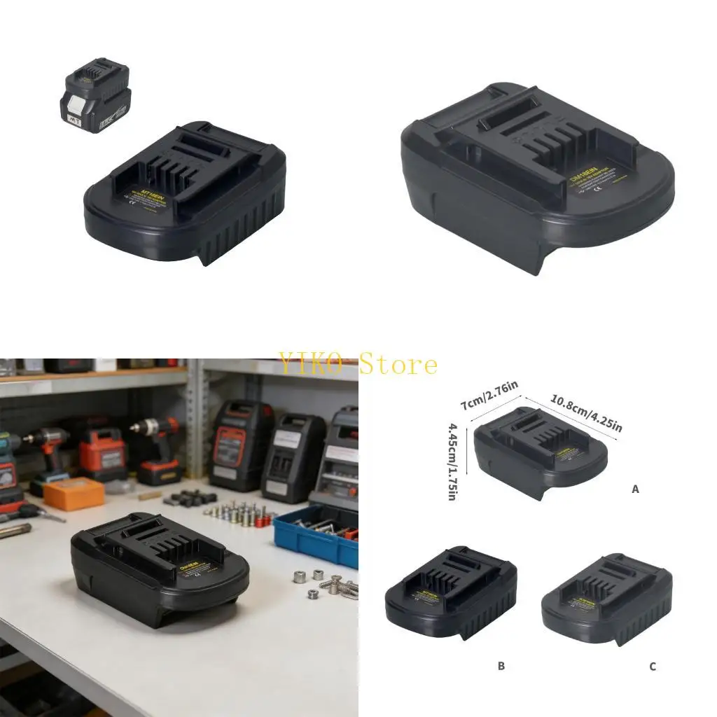 K32C Power Tool Battery Adapter with Metal Contacts for 18V Tool Homes Works