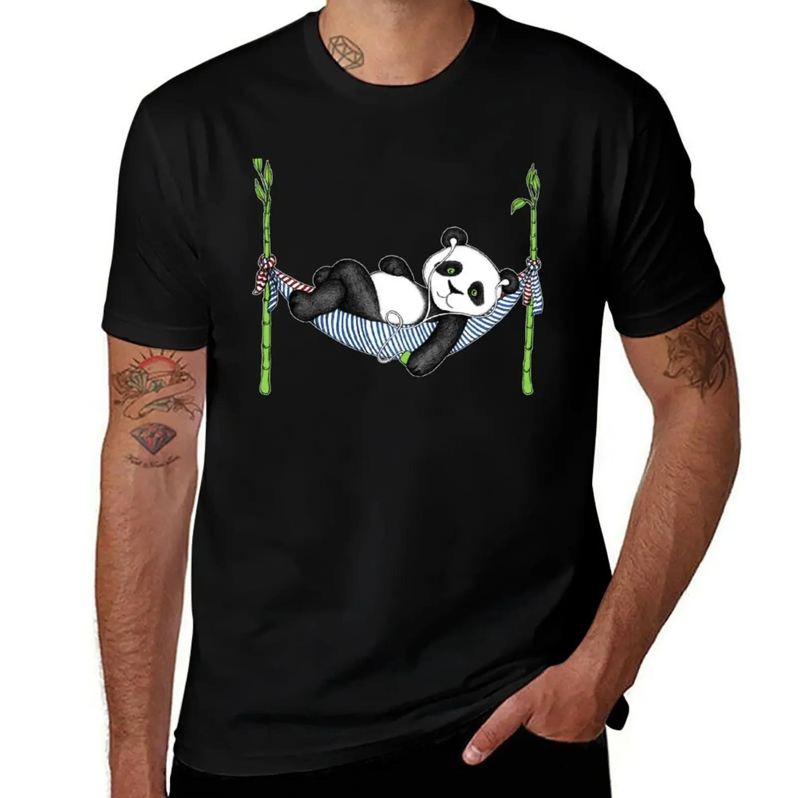 iPod Panda T-Shirt sublime Blouse plus size clothes t shirt for men