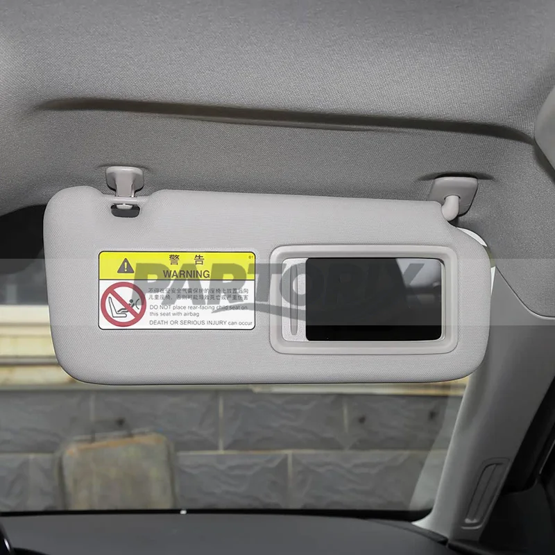 Shade Sunvisor With Mirror Sun Visor For Mazda CX30 CX-30 2020 2021 2022 2023 2024 Side Sunshade Cover Shade Sun Visor