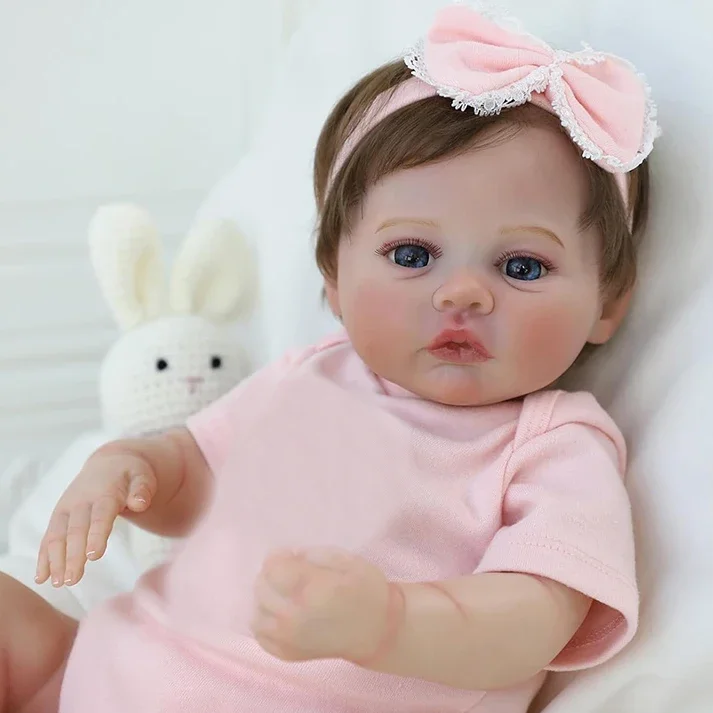 

48cm Reborn Baby Dolls Meadow Soft Body 3D Skin with Visbile Veins Collectible Art Doll Bebe Reborn Toy Gift