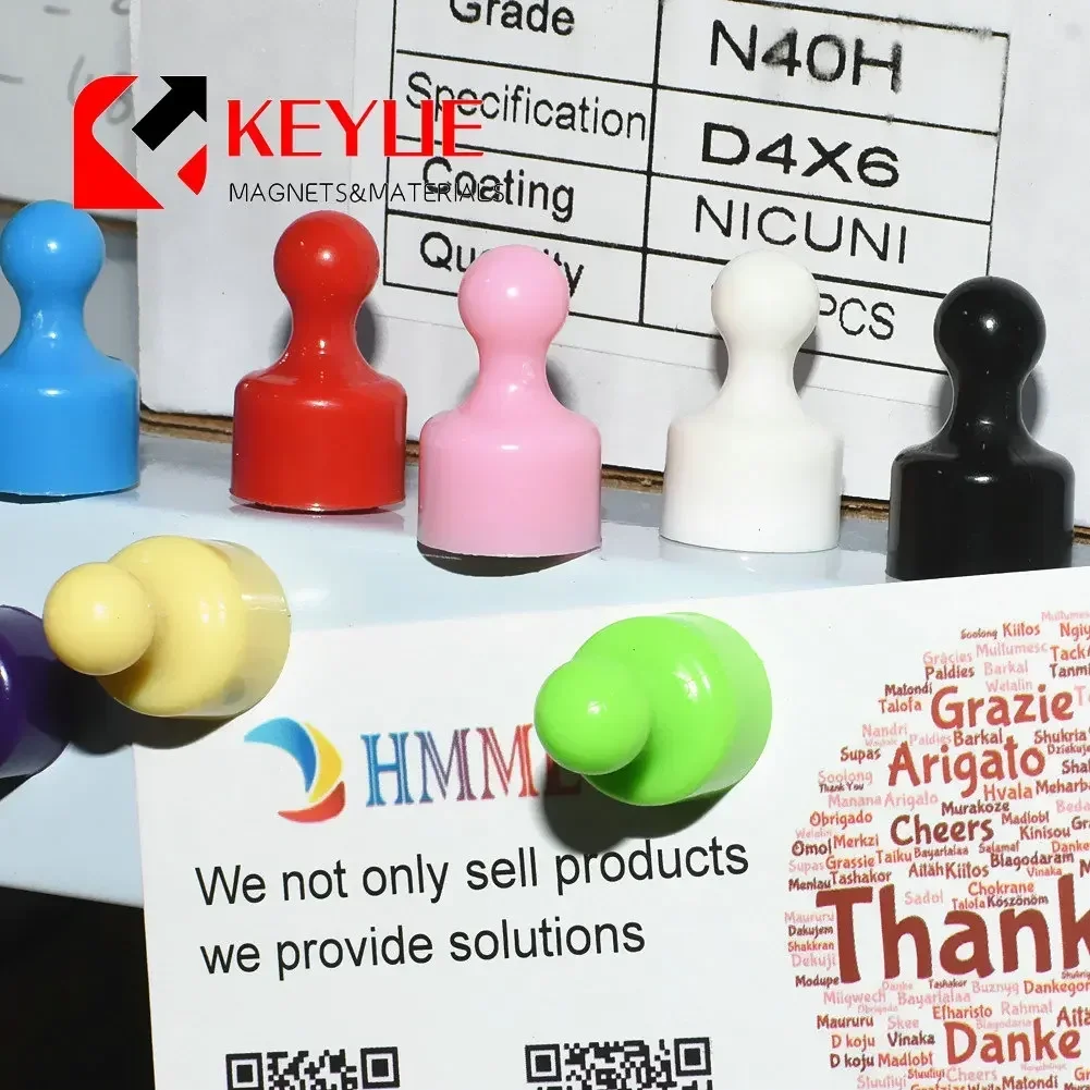 24pcs Magnetic Push Pins Fridge Whiteboard Magnets