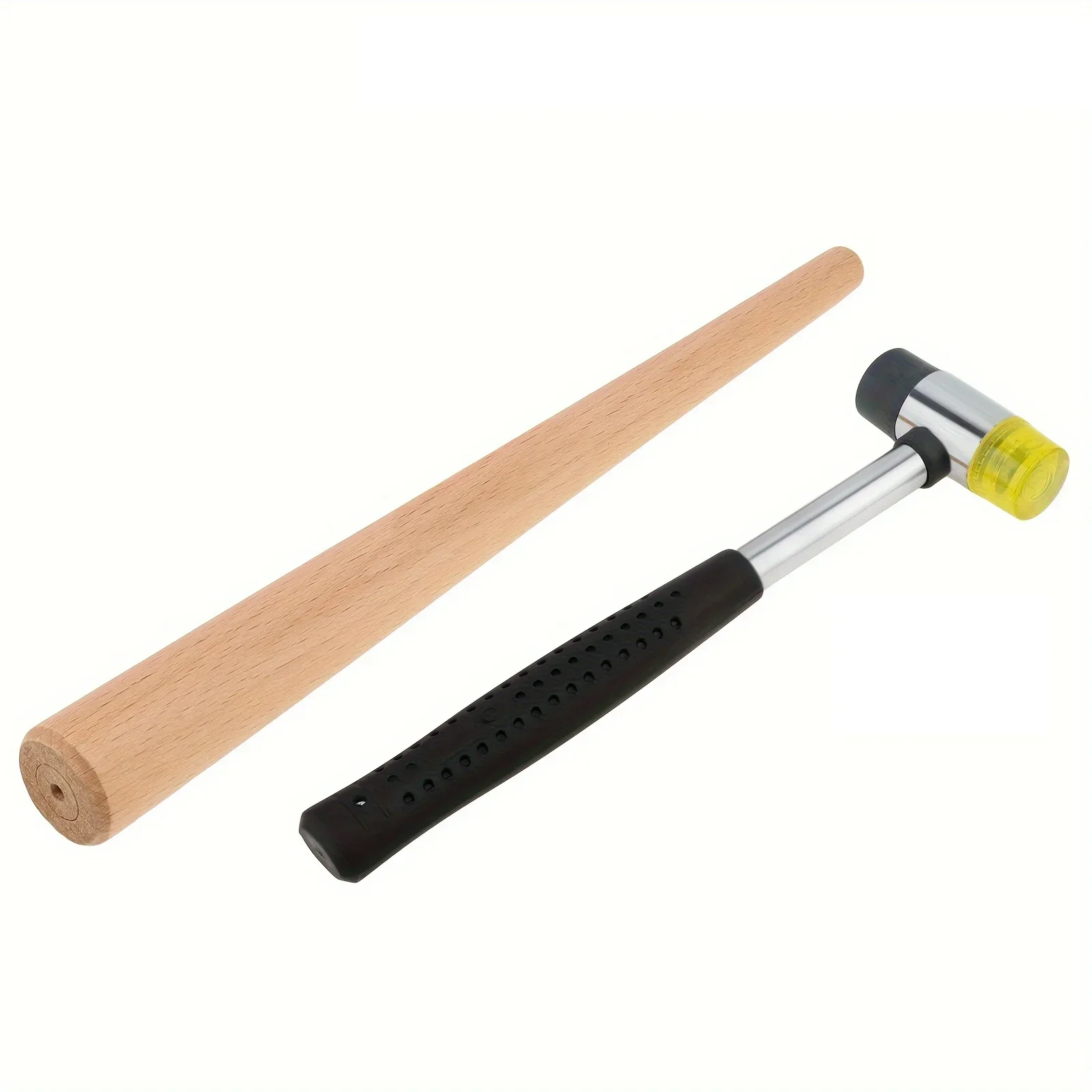 

Wooden Ring Shaper Tool Set Adjustable Jewelry Bending Polishing Stick with Rubber Hammer for DIY Ring Making Repair Rounding