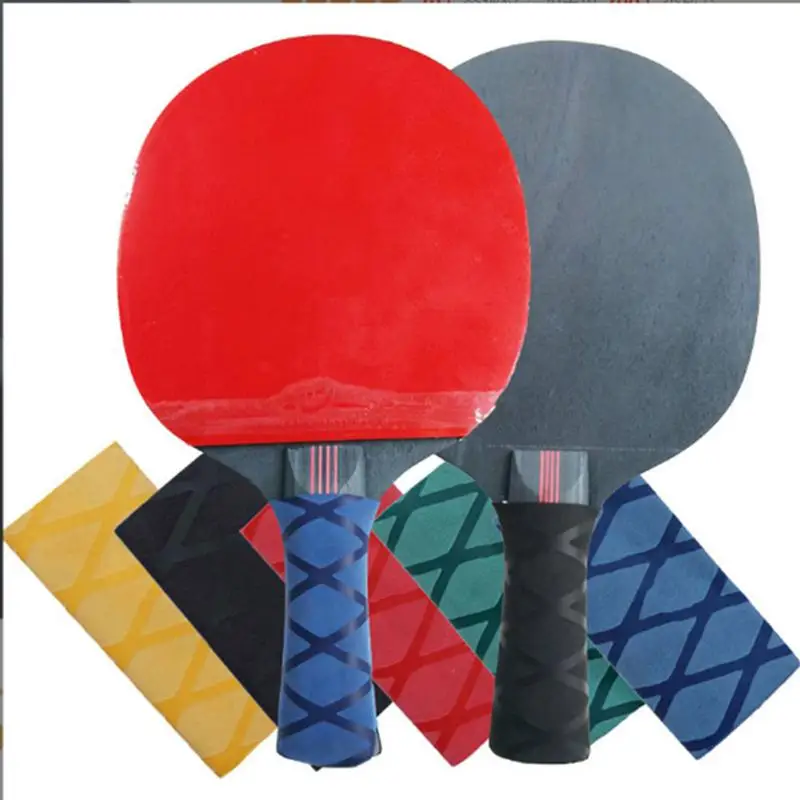 Table Tennis Grip Tape Heat Shrinkable Racquet Grip Wrap Soft Sweat Absorbing Table Tennis Supplies Handle Cover For Outdoor