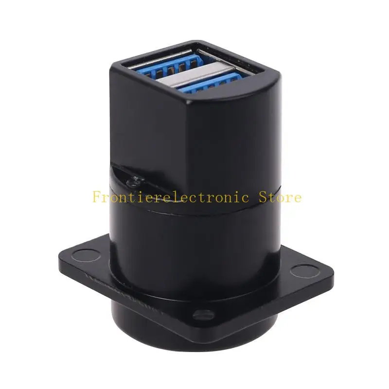 G8DB USB D Type Socket Connector USB Plug Panel Mounting Holder Adapter Support
