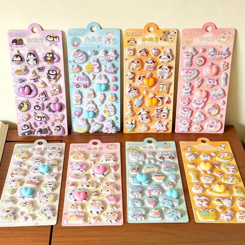 24-pezzi-lotto-adesivi-3d-kawaii-di-pinguini-e-koala-etichette-decorative-per-scrapbooking-diario-cancelleria-e-album