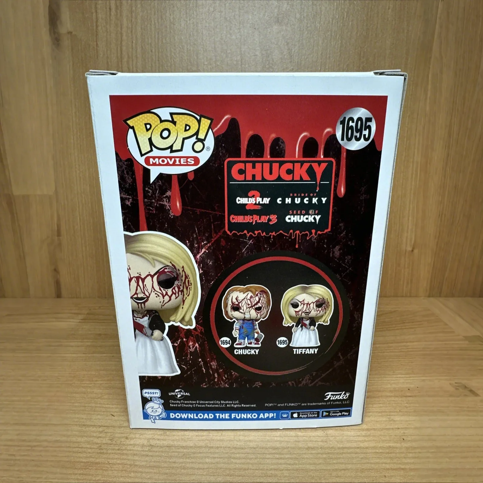 Funko Pop Bride of Chucky Figure Tiffany Bloody # 1695 Figures