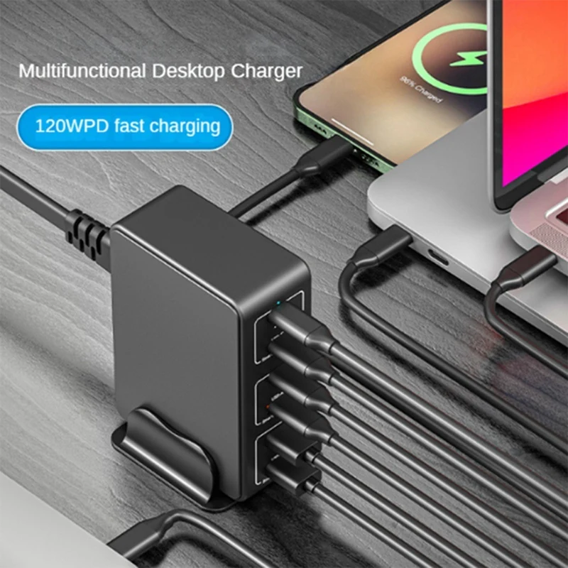 Multi-Function 120W High Power PD Fast Charging Super Fast Charging With US Plug B